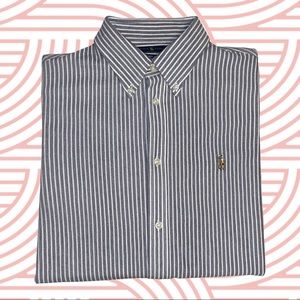 Women's Ralph Lauren Knit Oxford Button Down Shirt